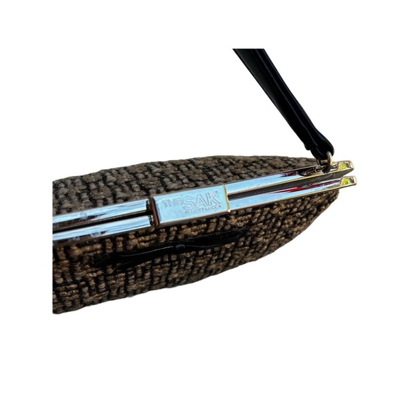 Sak Elliot Lucca Vintage inspired Tweed Bowed Handbag. - Picture 5 of 5